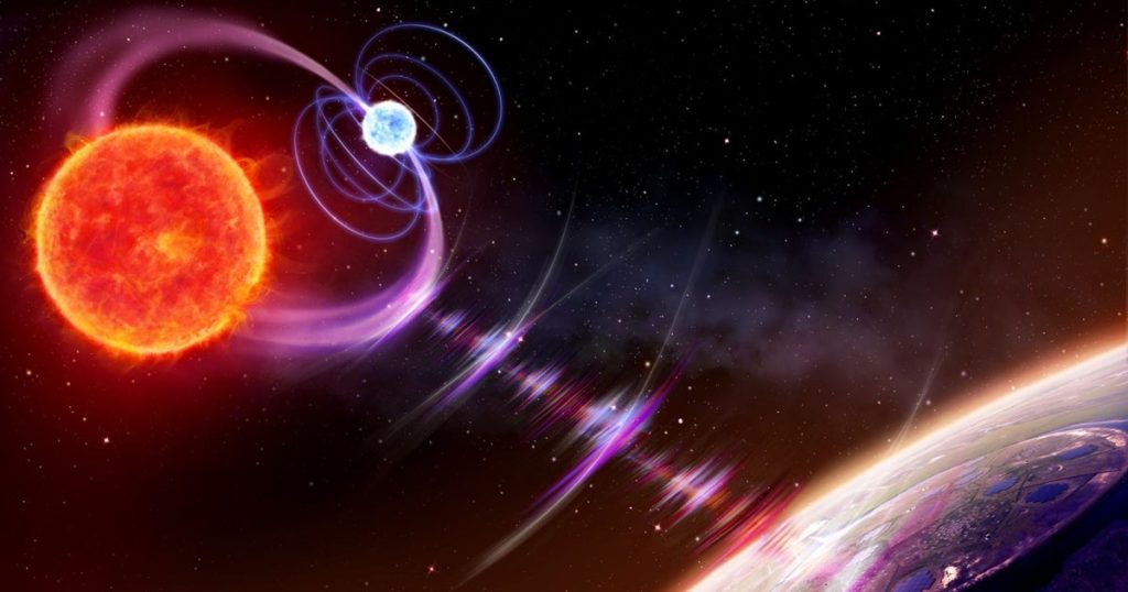 Pulsos de Radio Emitidos por un Sistema Binario: Un Nuevo Hallazgo Astronómico